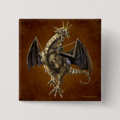 Clockwork Dragon Button (Voorkant)
