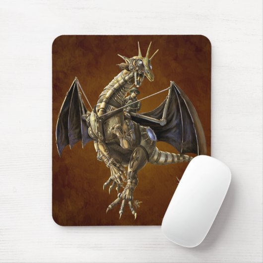 Clockwork Dragon Mousepad Muismat (Met muis)
