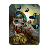 "Clockwork Dragonling" Flex Magnet Magneet (Verticaal)