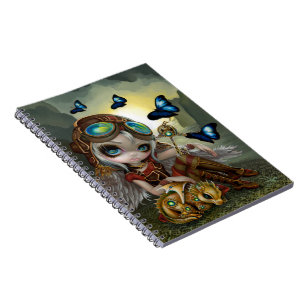 "Clockwork Dragonling"-laptop Notitieboek