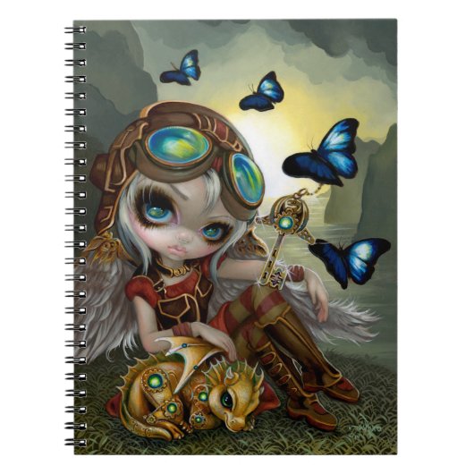 "Clockwork Dragonling"-laptop Notitieboek (Voorkant)