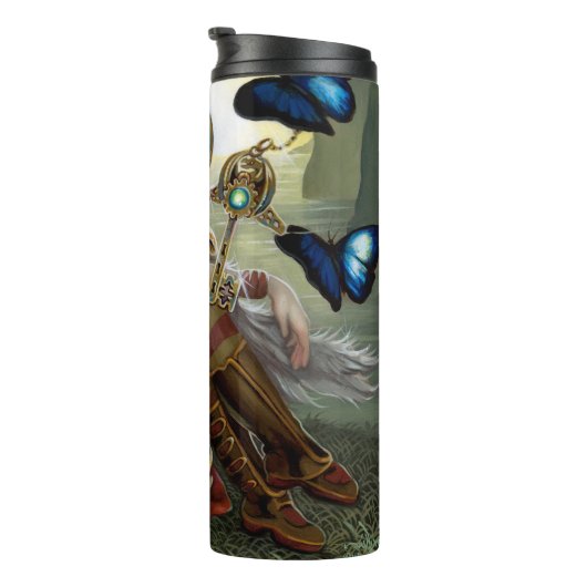 "Clockwork Dragonling" Thermosbeker (Geroteerd rechts)