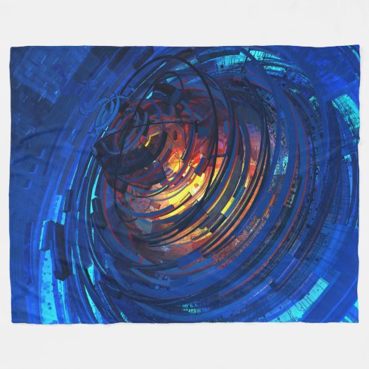 Clockwork Fleece Deken (Voorkant (Horizontaal))