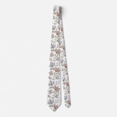 Clockwork Floral - CUSTOM COLOR Stropdas (Voorkant)