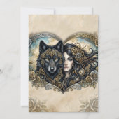 Clockwork Hearts De Eeuwige Band tussen Wolf en Zi Kaart (Achterkant)