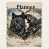 Clockwork Hearts De Eeuwige Band tussen Wolf en Zi Planner (Voorkant)
