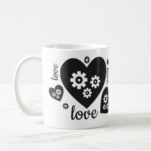 Clockwork Hearts Mok (Links)
