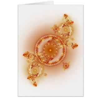 Clockwork I - Fractal Art Card