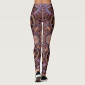 Clockwork  Industrial Steampunk Leggings (Achterkant)