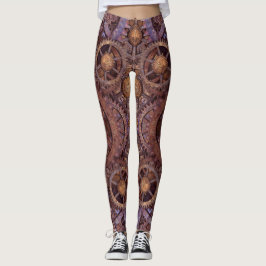 Clockwork  Industrial Steampunk Leggings