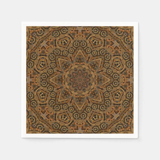 Clockwork Industrial Steampunk Servet (Voorkant)