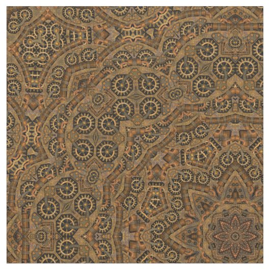 Clockwork  Industrial Steampunk Stof (Close Up)