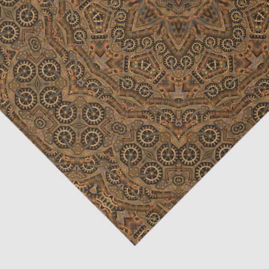 Clockwork  Industrial Steampunk Tissuepapier (Detail)