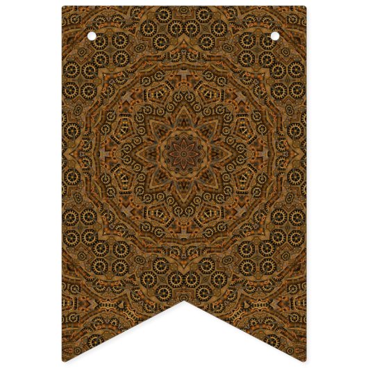 Clockwork Industrial Steampunk Vlaggetjes (Eerste vlag)