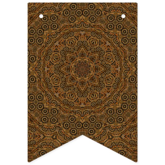 Clockwork Industrial Steampunk Vlaggetjes (Zestiende vlag)