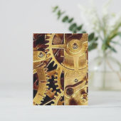 Clockwork MECANISMO RELÓGIO Briefkaart (Staand voorkant)