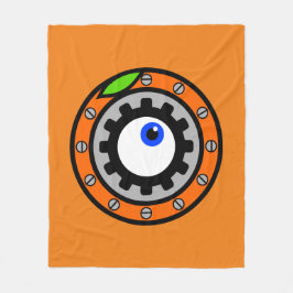 Clockwork Oranje Fleece Deken