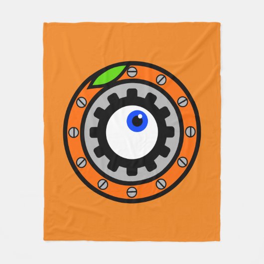 Clockwork Oranje Fleece Deken (Voorkant)