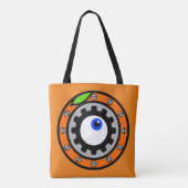 Clockwork Oranje Tote Bag (Achterkant)