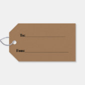 Clockwork Raven Cadeaulabel (Achterkant Horizontaal)