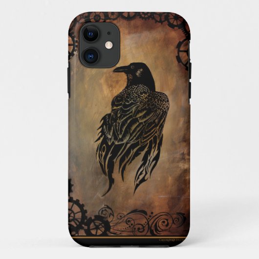 Clockwork Raven Case-Mate iPhone Case (Achterkant)