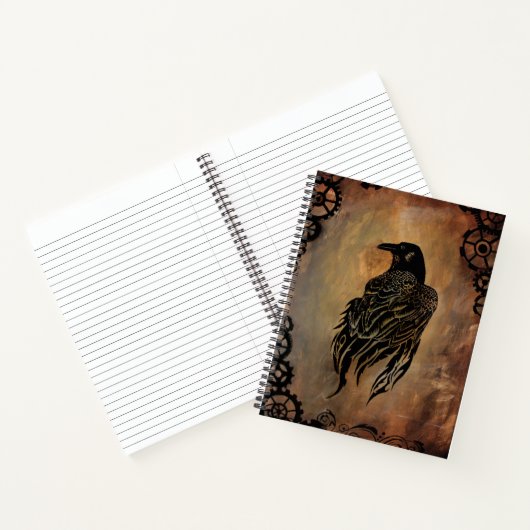 Clockwork Raven Notitieboek (Binnen)