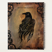 Clockwork Raven Planner (Achterkant)