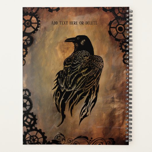 Clockwork Raven Planner (Achterkant)