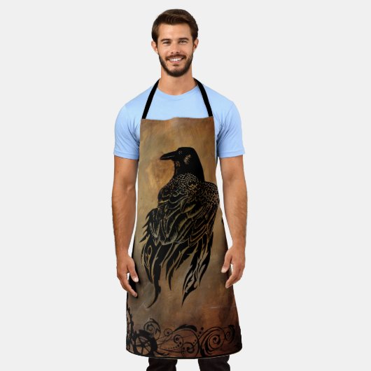 Clockwork Raven Schort (Gedragen)