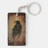 Clockwork Raven Sleutelhanger (achterkant)