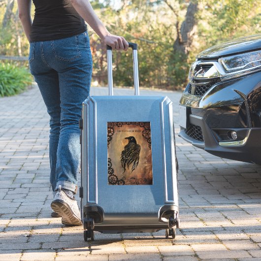 Clockwork Raven Sticker (Koffer Insitu)