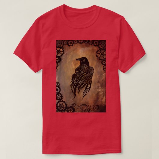 Clockwork Raven TShirtClockwork Raven T-shirt (Design voorkant)