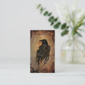 Clockwork Raven Visitekaartje (Staand voorkant)
