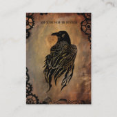 Clockwork Raven Visitekaartje (Voorkant)
