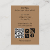 Clockwork Raven Visitekaartje (Achterkant)