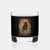 Clockwork Raven Whisky Glas (Voorkant)