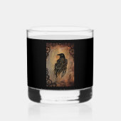 Clockwork Raven Whisky Glas (Achterkant)
