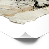 Clockwork Shiba – Gothic Overthinking Dog Art Perfect Poster (Hoek)