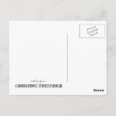 Clockwork Silhouette, dank u briefkaart (Achterkant)