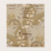 Clockwork Visitekaartje (Buitenkant ongevouwen)