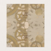 Clockwork Visitekaartje (Binnenkant ongevouwen)