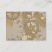 Clockwork-Visitekaartje Visitekaartje (Achterkant)