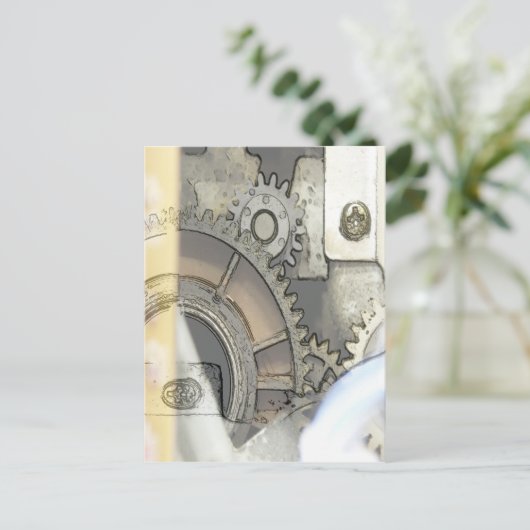 clockworkcolor briefkaart (Staand voorkant)