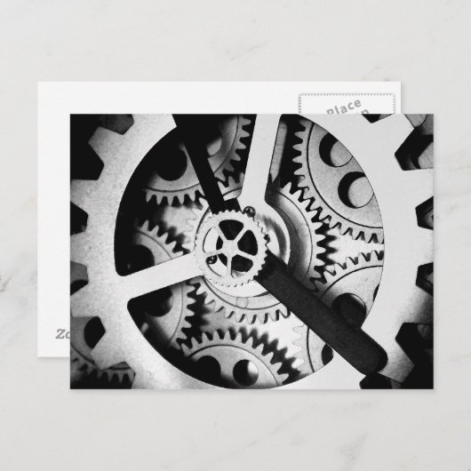 Clockworks Briefkaart (Voorkant / Achterkant)