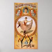 CLODOCHE TROUPE French CircusAct VAUDEVILLE Poster (Voorkant)