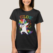 Cloe Dabbing Unicorn T-shirt (Voorkant)