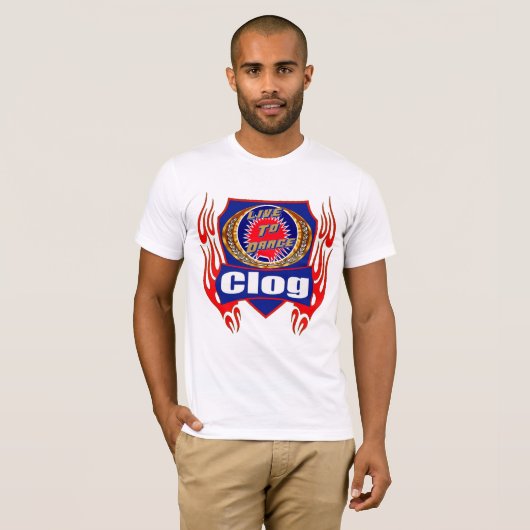 Clog Dance Draag T-shirts (Voorkant volledig)