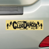 Clog Dancer Clogging Bumpersticker (Op auto)