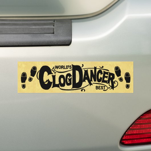  Clog Dancer Clogging Bumpersticker (Op auto)
