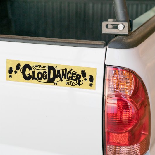  Clog Dancer Clogging Bumpersticker (Op Truck)